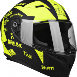 LAZER helmet FH4 JR Bad Boy black/yellow matt 