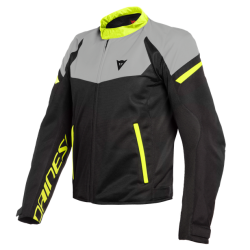 DAINESE jacket Bora Air Tex black/grey/yellow 