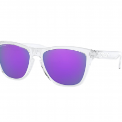 OAKLEY sunglasses Frogskins pol clear w/prizm violet