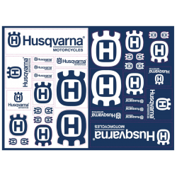 HUSQVARNA uzlīmju kompl Sticker Sheet
