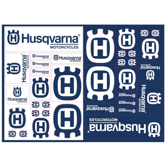 HUSQVARNA uzlīmju kompl Sticker Sheet