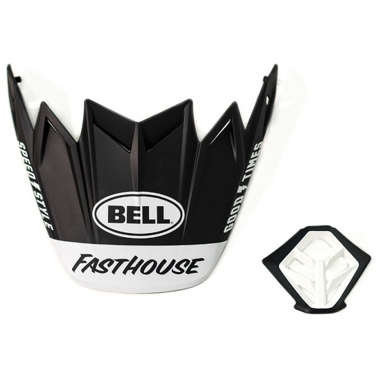 BELL ķiveres nadziņš un zoda uzlika Moto 9 Fasthouse matt black/white