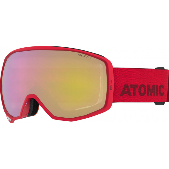ATOMIC brilles Count Stereo red w/pink yellow ST C1