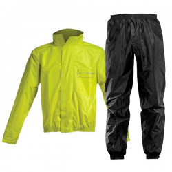 ACERBIS rain jacket and pants Logo Rain Suit black/yellow 