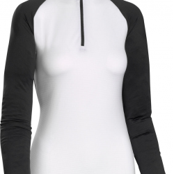 ATOMIC jacket W Snowcloud Fleece Zip Neck black/white 
