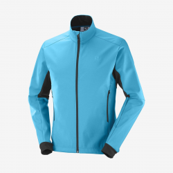 SALOMON cross-country skiing jacket Agile Softshell barrier reef