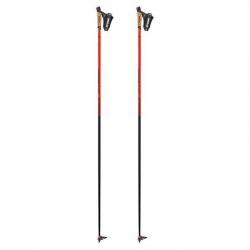 ATOMIC cross country skiing poles Redster Carbon QRS red/black 