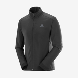 SALOMON cross-country skiing jacket Agile Softshell black 